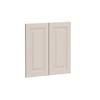 Kaboodle 600mm Cannellini Heritage Rangehood Doors - 2 Pack