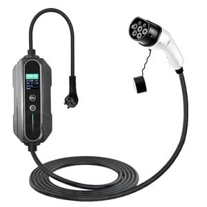 Type 2 Portable EV Charger 10 Amp 2.4KW Australian Plug 5 Meters for Tesla Model 3 Highland