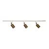 Oriel Lighting Bridge 3 Track Spot Light White&Brass