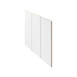 2400 x 1200mm 12mm Lining Panel White MDF Primed VJ 200mm - 2400mm