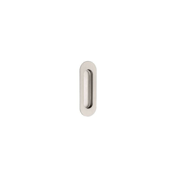 Zanda Satin Stainless Steel Oval Flush Pull 5241SS