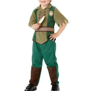Peter Pan Deluxe Boys Disney Costume - 3-5