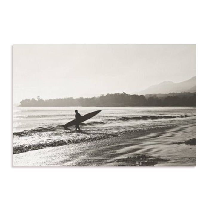 Artey | BW Surfer - Stretched Canvas - Stretched Canvas - 40 x 50cm