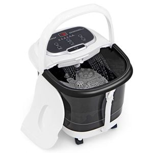 Costway Electric Footbath Tub Heated Foot Spa Rolling Massager Black