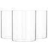 Argon Tableware Glass Storage Jars - No Lid - 750ml - Kitchen Utensils Pot Bathroom Storage Open Container Glass Jar - Set Of 6