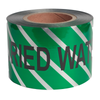 Blue Mountain Co Plumbing 100mm x 250m Detectable Foil Buried Water Main Below Underground Tape