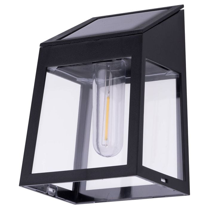 Click 15lm 2000K Solar Filament Wall Light