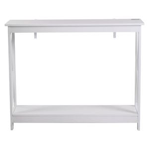 Artiss Console Table 2-tier 100cm White