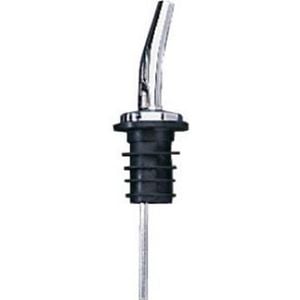 Olympia Spirit Pourer Fast Flow Chrome Metal Spout 108x10mm Commercial Barware Accessories