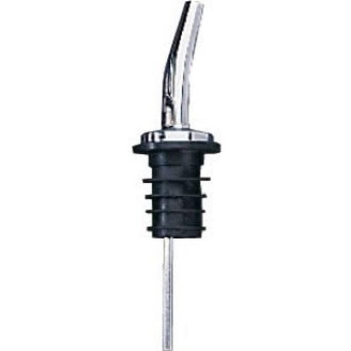 Olympia Spirit Pourer Fast Flow Chrome Metal Spout 108x10mm Commercial Barware Accessories