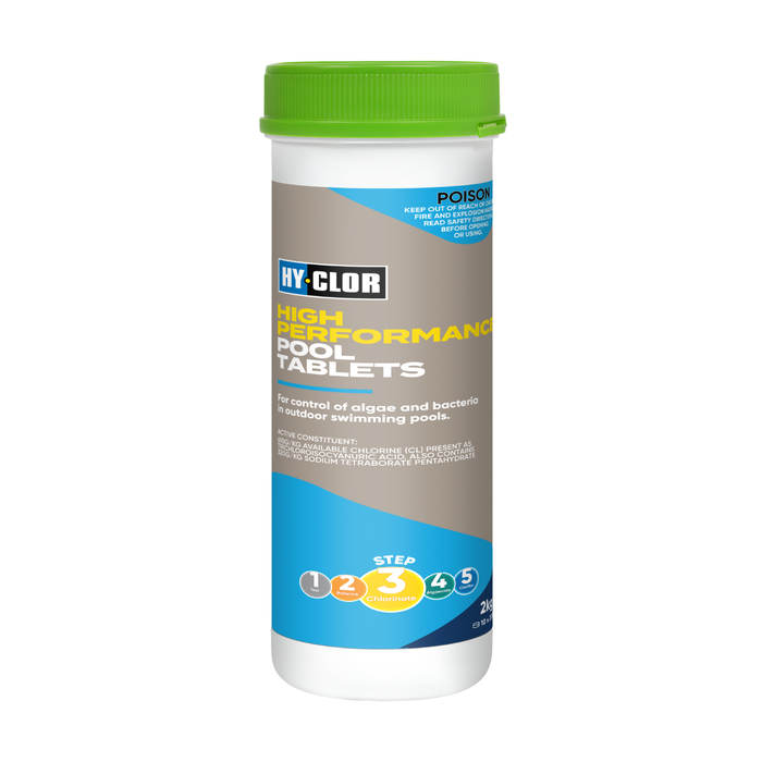 Hy-Clor 2kg High Performance Pool Tablets