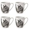 4PK Ashdene Trio Chessnut 12cm Coffee/Tea Drink Mug - White
