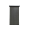 Coolaroo 1.2 x 2.4m Charcoal Crank Operated Outdoor Blind With Premium Pelmet