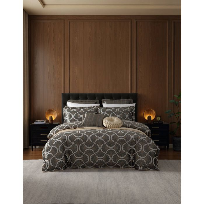 Davinci Florentine Gold Quilt Cover Set - Queen
