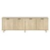Sorrento 4 Door Tv Unit 180cm - Swedish Oak