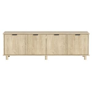 Sorrento 4 Door Tv Unit 180cm - Swedish Oak