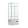 Thermaster 108L White  Four Sided Countertop Display Fridge