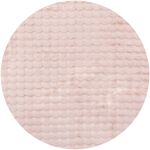 Pop Blush 150x150cm Round - Small Machine Washable Power Loomed Rug