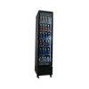 Exquisite One Glass Doors Upright Display Refrigerators Black 217 Litre
