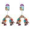 2x Paws & Claws 22x8cm Rope Dangler Parrot Pet/Bird Toy
