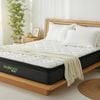 Royal Comfort Bamboo Bliss Pocket Spring & Memory Foam Mattress White King Single