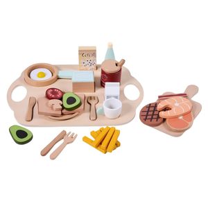 Wooden Kids Breakfast Set
