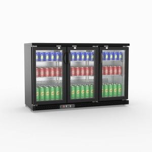 Thermaster Three Door Drink Cooler  - Commercial Bar Fridges (sc316g)