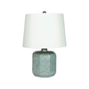 Oriel Lighting Bikki Complete Table Lamp - Duck-Egg Blue 36cm
