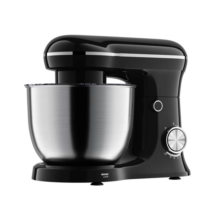 Healthy Choice Electric 400w Mix Master 5l Stand Mixer W/bowl/whisk/beater Blk