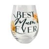 Urban 12cm Wine Glass Cassia Floral Best Mum Ever Drinking Cup