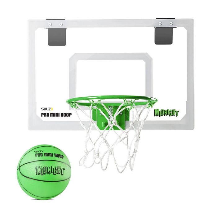 SKLZ x Pro Mini Basketball Hoop Midnight Glow In The