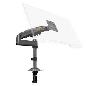 North Bayou Desktop Monitor Pole Mount Gas Strut Arm 17"-30" Up To 9 Kg H100 - Black
