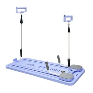 Foldable Pilates Board Reformer 4 In 1 Multifunctional Core Exercise Set Ab Trainer With Timer And Phone Stand For Indoor Outdo