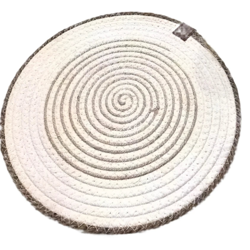 Splendid Living Coaster Round Thread Hand Woven Coffee Wine Tea Mat Non