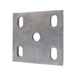 Sunrise Fish Plate Galvanised 8mm Slotted Suit 60mm Spring - Fp60708g