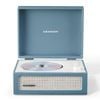 Crosley Voyager Portable Retro CD Player with Stereo Bluetooth Speakers, FM Radio - Washed Blue