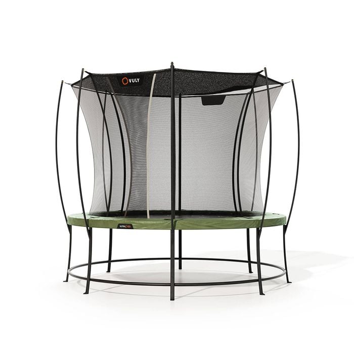 VULY Ultra 2 Pro Medium 12ft Trampoline with Enclosure - Round Kids Trampolines Bundle With Shade Cover