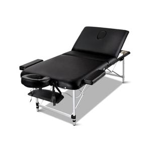 Zenses Aluminium Massage Table Black  80CM Portable