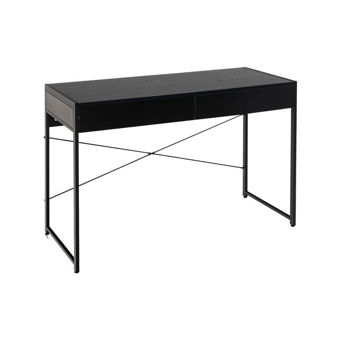Costway Home Office Computer Desk Study Writing Table W/2 Drawers Black
