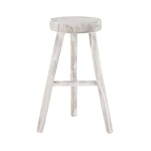 Maine & Crawford Sena 60x26cm Stool Chair - White Wash