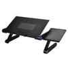 Foret Thin Foldable Laptop Desk Table Ergonomic Adjustable Bedside W Mouse Pad