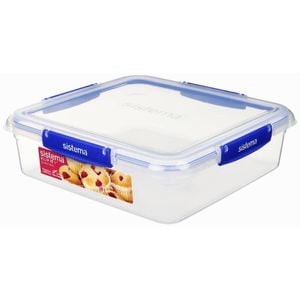 Sistema Food Storage Container Klip It Plus Square 3.5l Kitchen Pantry Organization