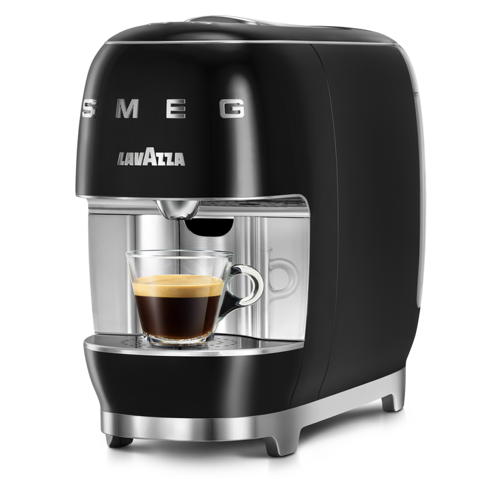 Lavazza, A Modo Mio Smeg, Capsule Coffee Machine, Black