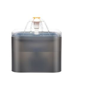 Yes4pets Automatic Electric Pet Water Fountain Dog Cat Water Feeder Bowl Dispenser W Led Black