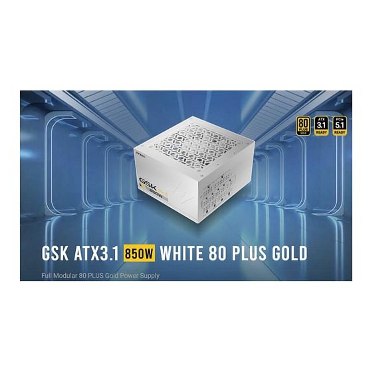 Antec GSK850 80+ Gold White Fully Modular ATX 3.1 Power