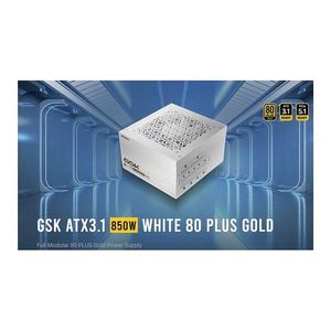 Antec GSK850 80+ Gold White Fully Modular ATX 3.1 Power Supply Unit [GSK850 White AU]