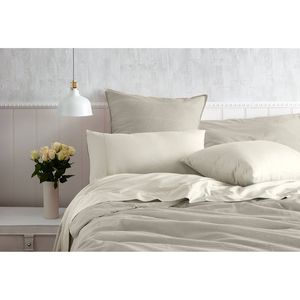 Kas Australia 500 TC Egyptian Cotton Sheet Set Neutral King