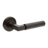 Zanda Graphite Nickel Zurich Fluted Privacy Set