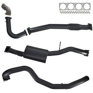 Ignite Exhausts Turbo Back For Nissan Gu Patrol 4.2l Turbo Diesel Wagon 3" Muffler 409 Stainless Steel