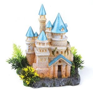 Kazoo Castle W/plants & Blue Roof (18703)